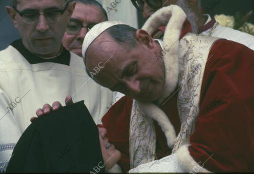 Pablo VI con sor Lucía en Fátima